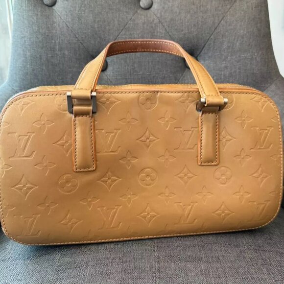 Louis Vuitton Matte Vernis Monogram Shelton Amber Bag - Picture 3 of 7